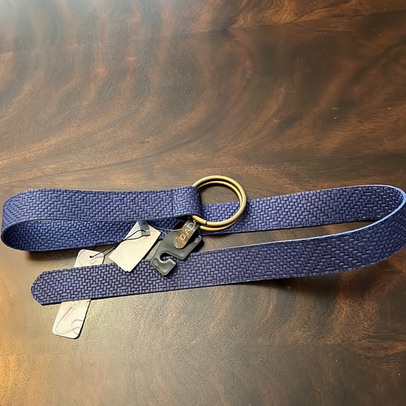 ADA Collection JOSIE LEATHER BELT Double Ring Belt - Picture 10 of 12